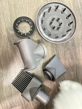 Dyson Silver Styling Attachments Set